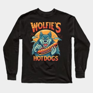 Wolfie's Hotdogs Long Sleeve T-Shirt